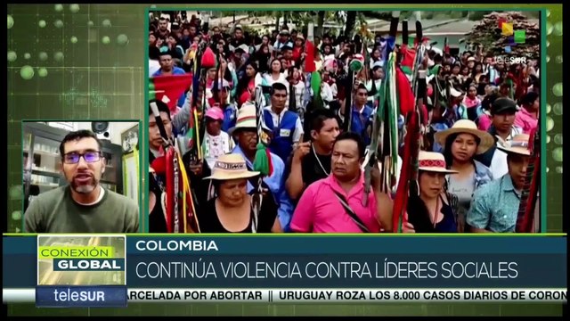 En Colombia continúa violencia contra líderes sociales