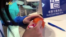 Check Out This Olympic Volunteer's Amazing Orange Carving