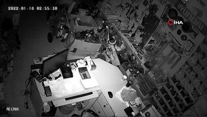 Kayseri'deki deprem anı kamerada