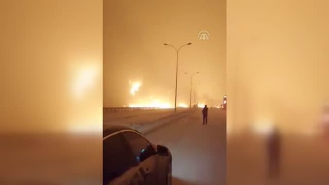 KAHRAMANMARAŞ - Boru hattındaki patlama Gaziantep-Kahramanmaraş arasındaki ulaşımı durdurdu (4)