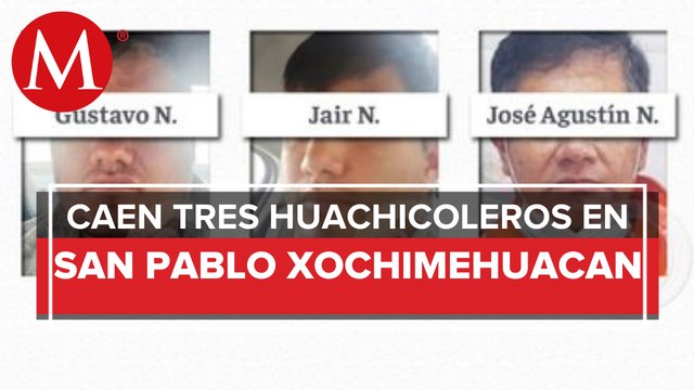 Detienen a 3 presuntos involucrados en explosión de Xochimehuacan