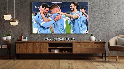 LAZIO - UDINESE 1-0 - IL GOL DI IMMOBILE CON L'URLO DI ZAPPULLA