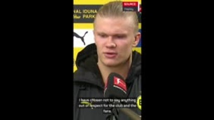 Haaland left angry after Dortmund pressure tactics