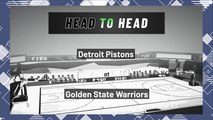 Detroit Pistons At Golden State Warriors: Moneyline