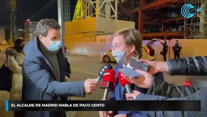 El alcalde de Madrid habla de Paco Gento