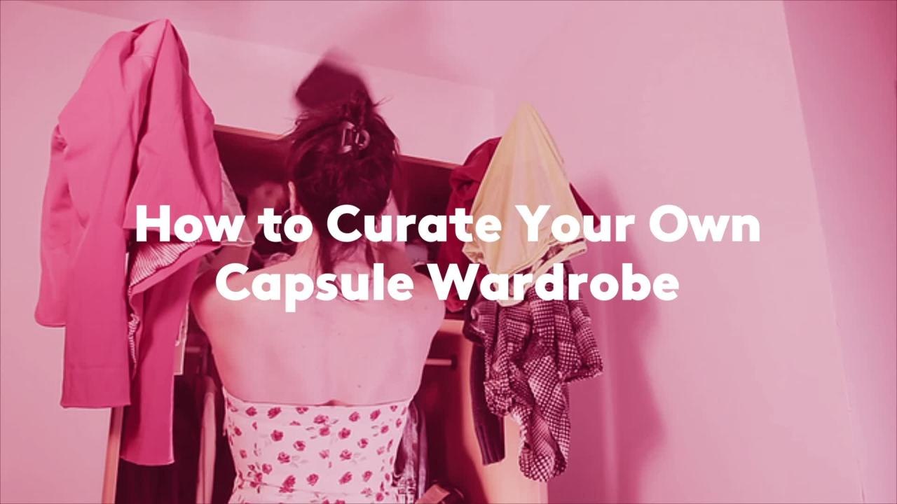 How to Curate Your Own Capsule Wardrobe