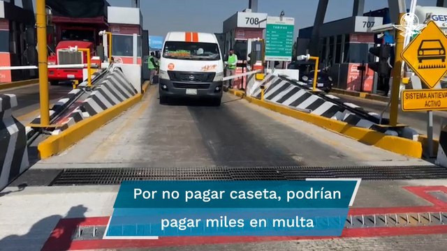 Choferes pagan caseta de las Américas, ante poncha llantas