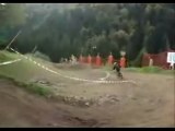Guy Falls Off His Bike But It Keeps On Racing