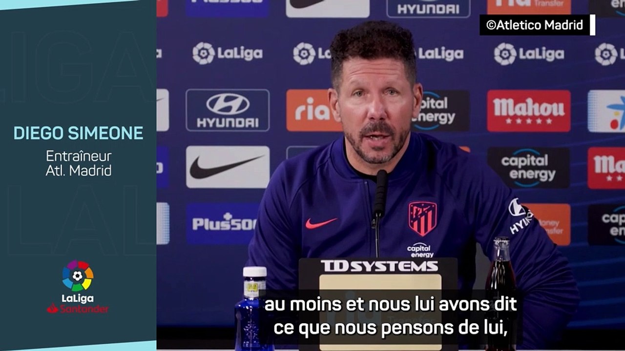 Atl. Madrid - Simeone : "Nous avons parlé à Luis Suarez il y a deux mois"