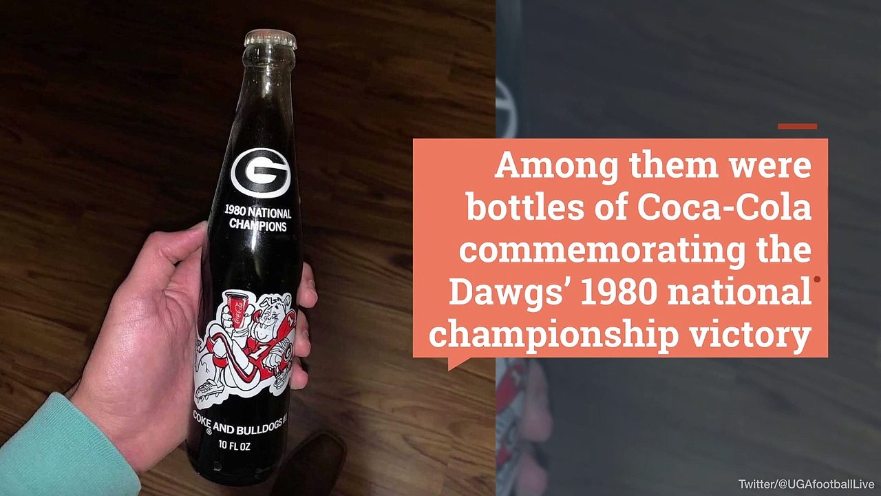 Brave Fan Chugs 1980 National Championship CocaCola video
