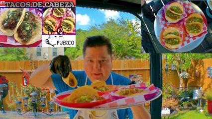 los mejores tacos de Cabeza de Puerco  | como hacer tacos de cabeza de puerco paso a paso