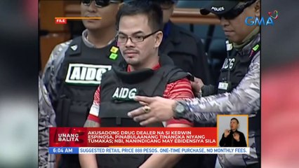 Kerwin Espinosa, pinabulaanang tinangka niyang tumakas mula sa NBI | UB