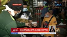 Vaccination cards ng mga pasahero ng jeep, sinusuri sa terminal pa lang | UB