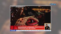 Kakaibang wedding proposals, pinusuan ng netizens | UB