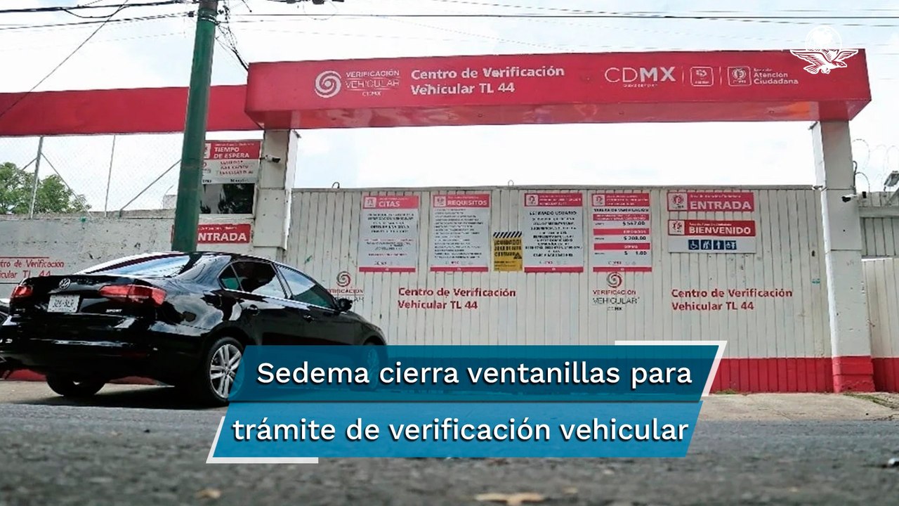 Por Covid-19, suspenden trámites presenciales de verificación vehicular en CDMX