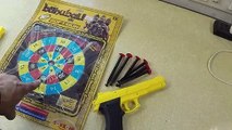 Unboxing and Review of Bahubali Kids Gun Toy Guns and Darts for gift and fun