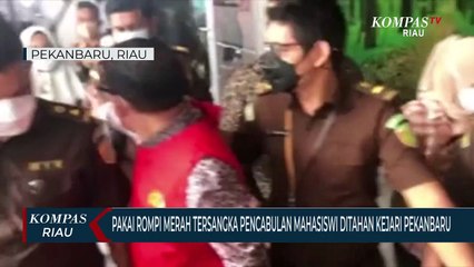 Tersangka Pencabulan Mahasiswi Ditahan Kejari Pekanbaru