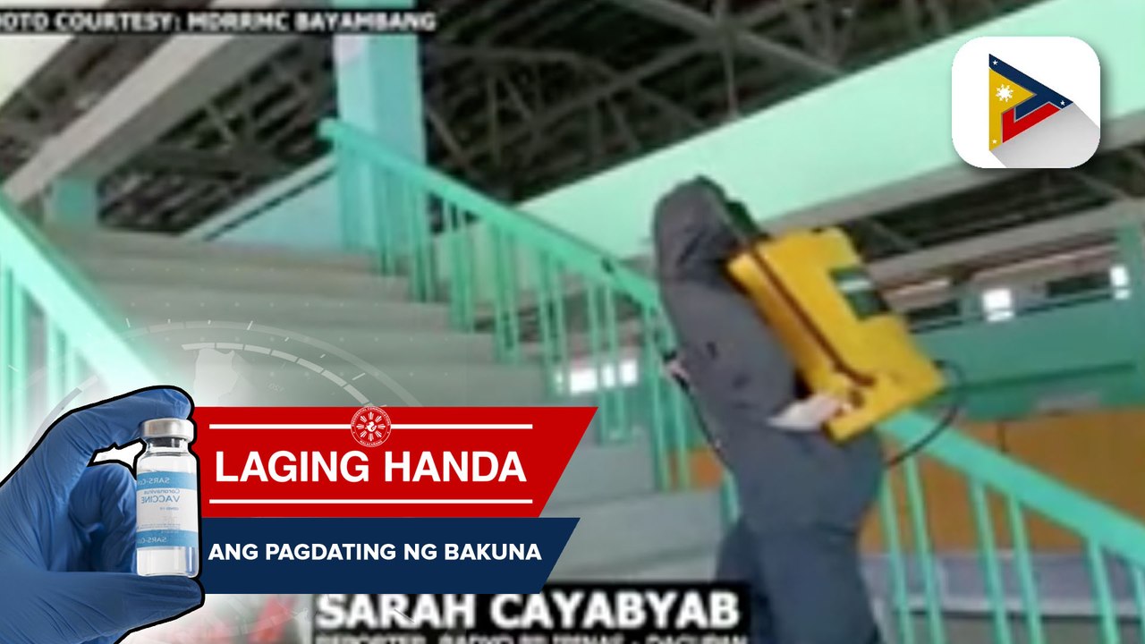 Disinfection sa community isolation facilities sa bayan ng Bayambang ang pinagibayo ng LGU, kasunod ng mga kumpirmadong kaso ng Omicron variant sa lalawigan ng Pangasinan