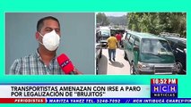 Transportistas amenazan con irse a paro por legalización de 