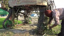 Thai Farmers this is not a combat machine but spraying machine in Thailand