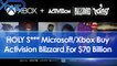 Microsoft/Xbox Buy Activision Blizzard For $70 Billion & WSJ Sources Say CEO Bobby Kotick Is Out