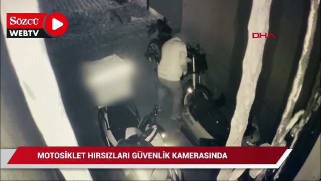 Yıllarca çalışıp aldığı motosikletini 17 dakikada çaldılar