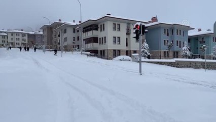 GAZİANTEP - Kar yağışı etkili oldu (3)