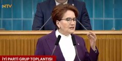 Meral Akşener'in teröristbaşı Öcalan'la ilgili sözleri salonda ayakta alkışlandı