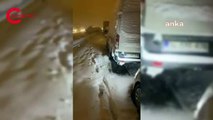 Gaziantep-Osmaniye karayolu kar nedeniyle kapandı, yurttaşlar mahsur kaldı