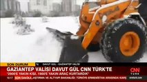 Gaziantep'te kar yolları kapattı; mahsur kalan 2800 kişi kurtarıldı