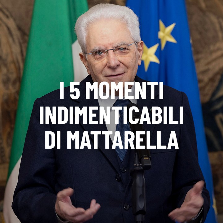 I momenti più indimenticabili della presidenza di Sergio Mattarella