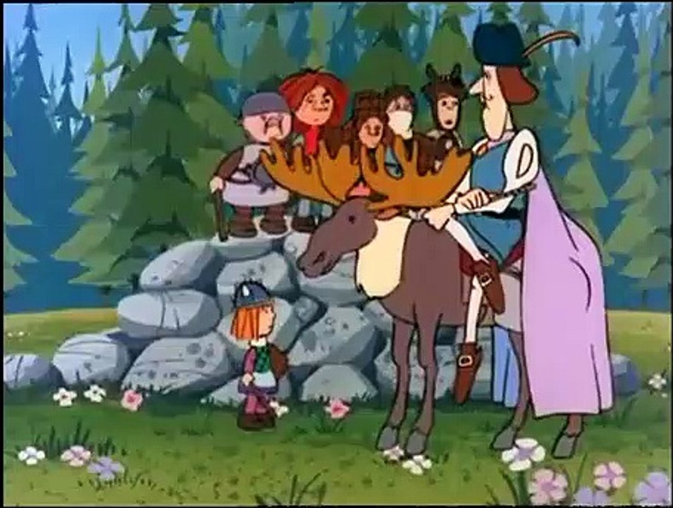 Vic Le Vicking (1974) L'Homme Qui Venait Du Nord . Épisode 33 .
