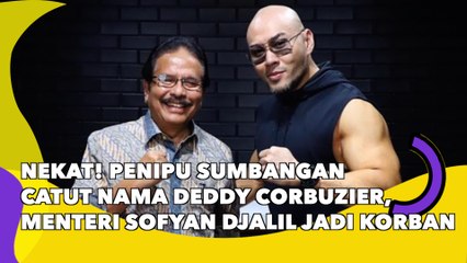 Nekat! Penipu Sumbangan Catut Nama Deddy Corbuzier, Menteri Sofyan Djalil Jadi Korban