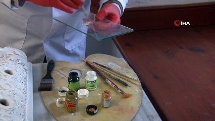 Osmanlı döneminden kalan çini sobalar restore edilerek gün yüzüne çıkıyor