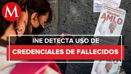 Más de 12 mil muertos 'firmaron' para realizar la revocación de mandato: INE