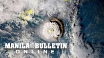 Satellite images of Tonga before and after volcano eruption