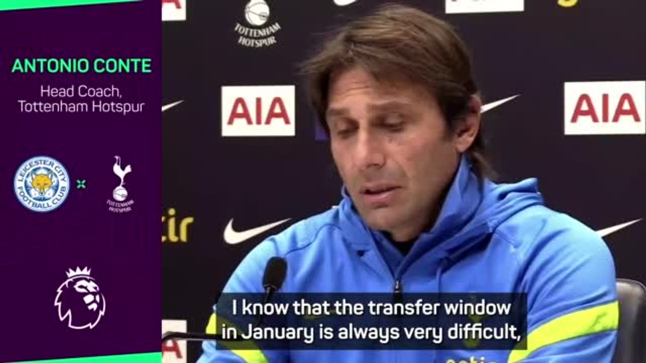 Conte admits Spurs 'need to do something' in January market