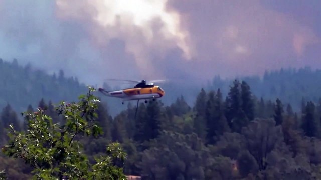 Лесной пожар в Техасе