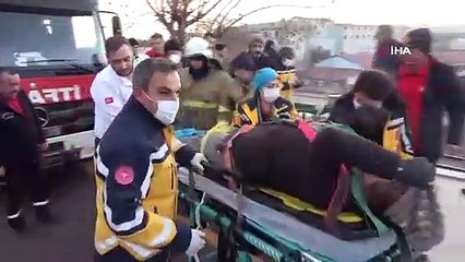 İşçi servisi devrildi: Çok sayıda yaralı var