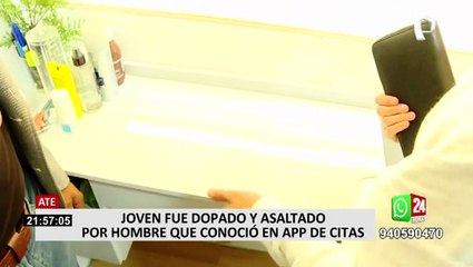 Ate: Hombre fue dopado por un joven que conoció en aplicativo de citas y le roba costoso anillo