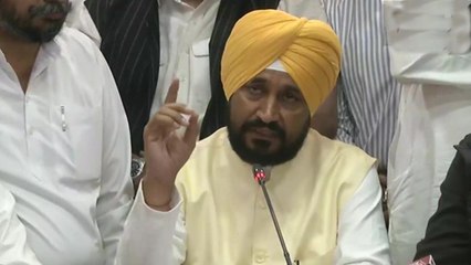 CM Channi lashes out at Center for ED raids in Punjab