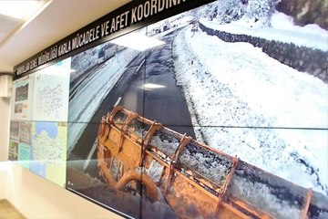Türkiye'nin karla mücadelesi 7/24 bu ekranlardan takip ediliyor