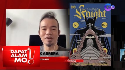 Dapat Alam Mo!: Pinoy na napiling gumawa ng DC comic cover, kilalanin!