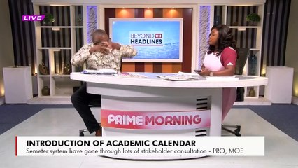 INTODUCTION OF ACADEMIC CALENDAR - Beyond The Headlines - Prime Morning on JoyPrime (19-1-22)