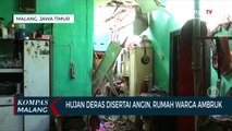 Hujan Deras dan Angin Kencang di Kota Malang, Dua Rumah Warga Rusak