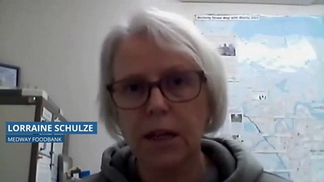 Lorraine Schulze, from Medway Foodbank, says they've seen a huge increase in new clients.