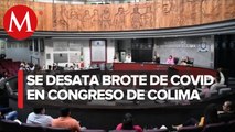 Reportan al menos 10 contagios de covid en trabajadores del Congreso de Colima