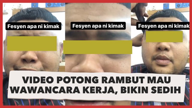 Viral Video Potong Rambut Mau Wawancara Kerja, Lelaki Ini Sedih Hasilnya Mirip Kim Jong Un