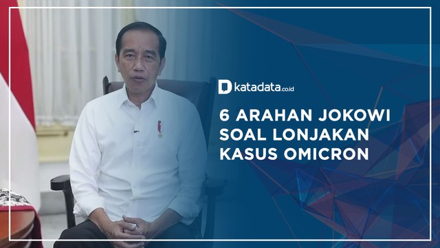 6 Arahan Jokowi Soal Lonjakan Kasus Omicron | Katadata Indonesia