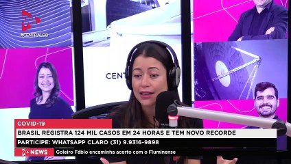 Central 98 | Brasil e MG batem recorde de casos Covid-19